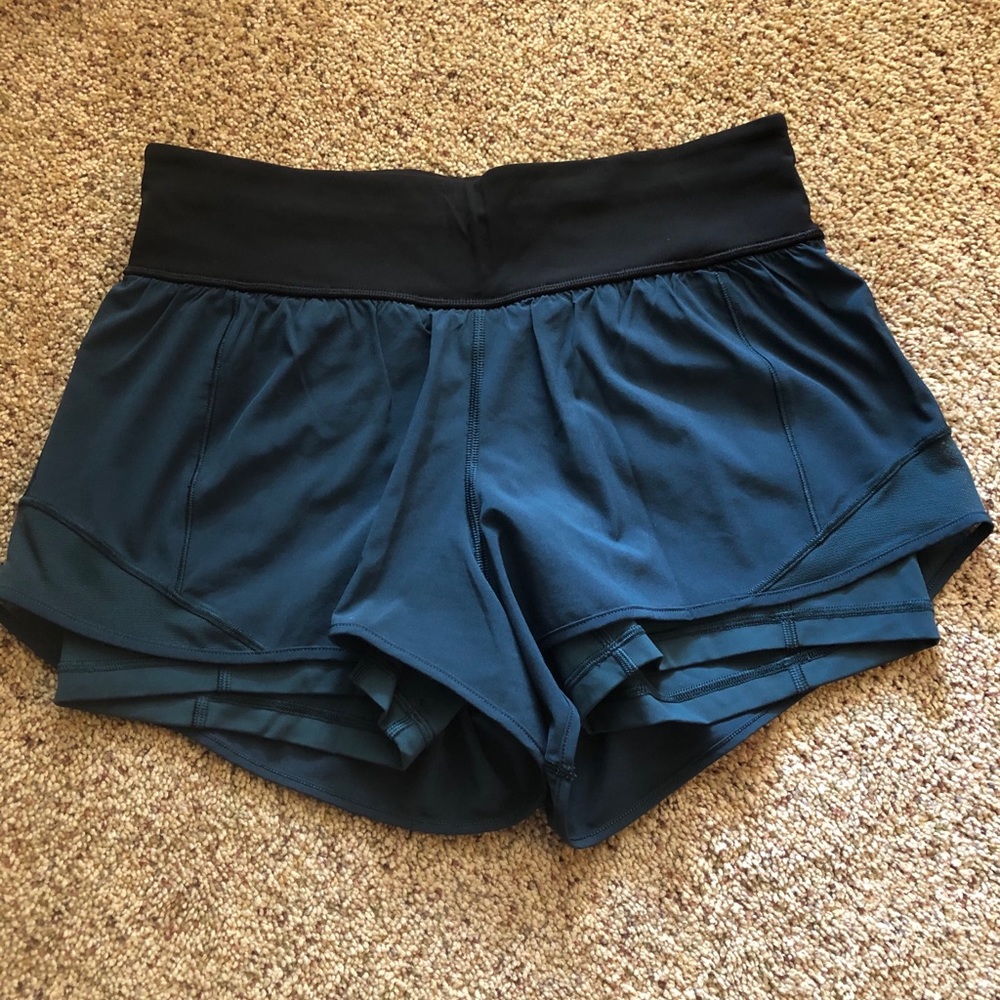 Dark teal shorts